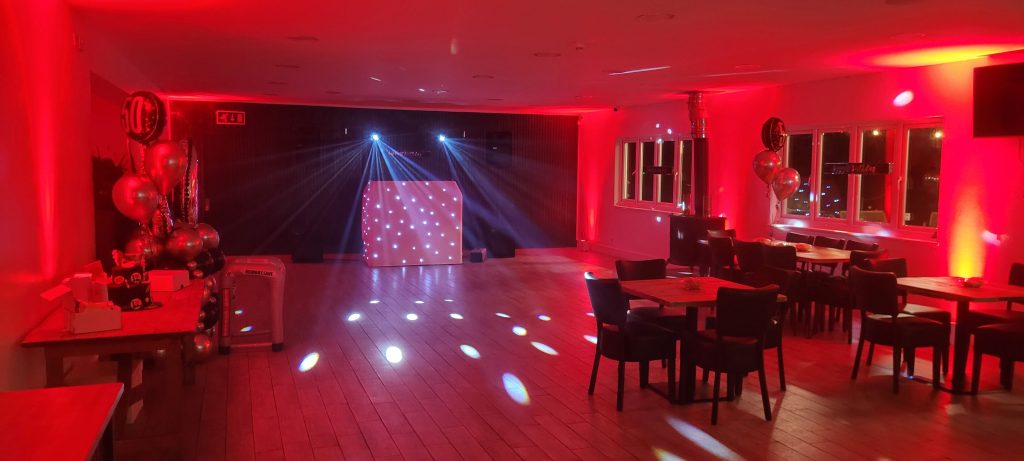 Broxbourne Golf Complex Herts Red Uplighting